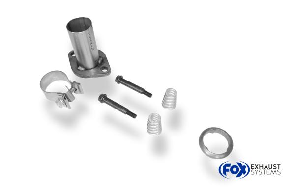 Endschalldämpfer einseitig passend an original Stoßstange - 1x90 Typ 17 passend für: Toyota Yaris Yaris XP9 ab 06 1,8l TS 98kW